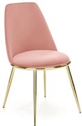 JEDÁLENSKÁ STOLIČKA KALEY RUŽOVÁ BLUVEL 52 + ZLATÁ