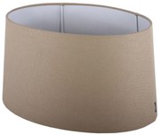 Béžové tienidlo ovál Ambient natural - 20 * 14 * 12cm / E27