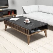 Konferenčný stôl Milan - Walnut, Black