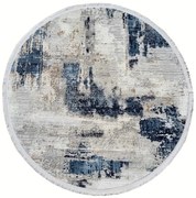 Koberec EXCLUSIVE 167 tmavomodrý kruh