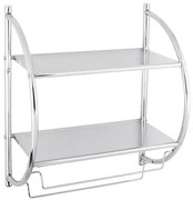 Polička Multi so zásobníkom chróm POLOBLOUK2, 1 ks