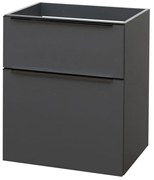 Mereo Mereo, Mailo, kúpeľňová skrinka 61 cm, čierne madlo, MER-CN530SB