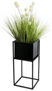 Stojan na kvety 50x24 cm čierna