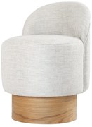 Taburet Barren Puf Light Grey