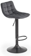 Barová stolička Kinsley, sivá / čierna