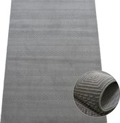 Koberec Zurich 1901 GREY – sivý obdĺžnikový koberec so vzorom Rozmer: 80x150 cm