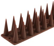 Plastové ochranné hroty proti vtákom hnedá, 44,5 x 3,7 cm, 4 ks