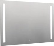 Hranaté zrkadlo 120x70 cm s LED osvetlením, topná fólia, senzor s nastaviteľnou teplotou 2700-6500K, IP44 ZIL12070TLEDS