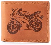 Pánska kožená peňaženka CESTNÁ MOTORKA