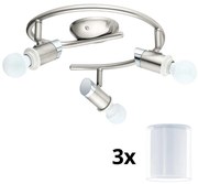 Eglo - LED Bodové svietidlo MY CHOICE 3xE14/4W/230V chróm/biela