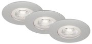 Briloner - SADA 3x LED Stmievateľné kúpeľňové svietidlo LED/4,9W/230V IP44