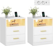 Set dvoch nočných stolíkov CUSTOS LET829WB01 (2 ks)