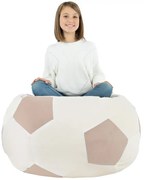 Plyšové kreslo v tvare lopty – ružové, moderné a pohodlné Veľkosť: XL