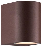 Nordlux - Vonkajšie nástenné svietidlo DION 1xGU10/25W/230V IP44 rezavá