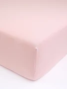 Jersey plachta s elastanom Deluxe 90 × 200 cm – staroružová