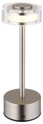 Globo 21026N - LED Stm. stolná lampa SHIRA LED/2,5W/3,7V 2700/4000/6500K matný chróm