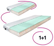Matrace, set 2 ks, 18 cm, 90x200 cm, ALBO LUX NEW