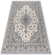 Koberec NAIN Ramka ornament 7335/51935 béžový / granátový