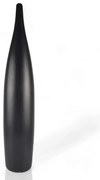 Keramická váza 70 cm, matná čierna
