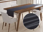 Biante Saténový behúň na stôl polyesterový Satén LUX-L056 Antracitovo sivý 20x120 cm