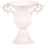 Autronic BONTEC Pohár kovový s uchami - aranžovacia, farba biela Farba: Biela