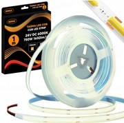 BERGE LED pásik COB Neon 24V - 528D - 15W/m - IP20 - 1650lm - 1m - studená farba