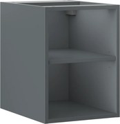 Mexen Box-A, otvorená skrinka s policou 35 cm, grafitová matná, 91AX2-0350-470-0-66