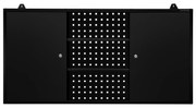 Závesná skriňa na náradie BEN, 1200 x 600 x 200 mm, All Black: čierna