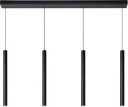 Lucide 74403/04/30 - LED Stmievateľný luster na lanku LORENZ 4xLED/4W/230V čierna