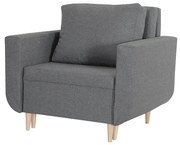 Kreslo DORIS s funkciou spania Světle šedá