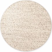 ELLE Decoration, Kusový koberec Lyon Beans 106316 Natural Cream Brown kruh z kolekcie Elle, 200x200 (priemer) kruh, hnedá, obývacia izba