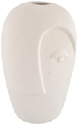 Krémovobiela keramická váza (výška 19,5 cm) Face – House Nordic