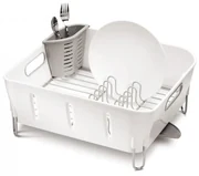 Simplehuman Odkvapkávač na riad Simplehuman - Compact, biely plast