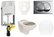 Cenovo zvýhodnený závesný WC set Geberit na zamurovanie + WC S-Line SIKOGE1U71