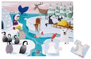 Janod Dotykové puzzle 20ks Život na ľade