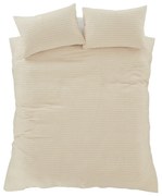 Béžové obliečky na dvojlôžko 200x200 cm Muscat Waffle – Pineapple Elephant