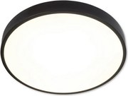 TOP LIGHT Nástenné a stropné svietidlo Metal 40C RC, čierne