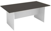 Rokovací kancelársky stôl PRIMO WHITE, 180x90 cm, biela/grafit