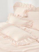 Obliečka na paplón z bavlneného perkálu s volánmi Louane