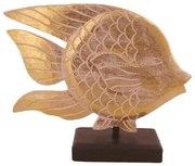 Dijk Dekoračná soška Fish, 29x34x10 cm, zlatá