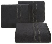 BAVLNENÝ UTERÁK KARIN 30X50 CM ČIERNA