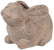 Béžový antik dokoračný kvetináč králik Rabbi - 17*12*12 cm