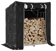 Regál na krbové drevo s pláštenkou 101x61x110,5 cm 4104937