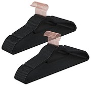 Vešiaky na oblečenie, protišmykové, zamatové, 50ks