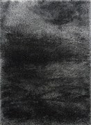 Berfin Dywany, Kusový koberec Seven Soft 7901 Black Grey, 80x150, šedá, obývacia izba