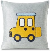 DETSKÁ DEKORAČNÁ OBLIEČKA NA VANKÚŠ ALVIN1 45X45 CM VZOROVANÁ