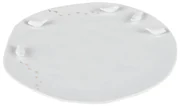 Räder Biely porcelánový tanier s 3D prvkami VTÁKY, stredný