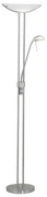 Eglo 85971 - Stmievateľná stojacia lampa BAYA 1xR7s/230W+1xG9/33W matný chróm EG85971