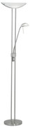 EGLO 85971 - Stmievateľná stojacia lampa BAYA 1xR7s/230W+1xG9/33W matný chróm