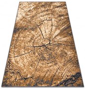 Koberec BCF Morad PEŇ drevo sivý / béžový / staré zlato